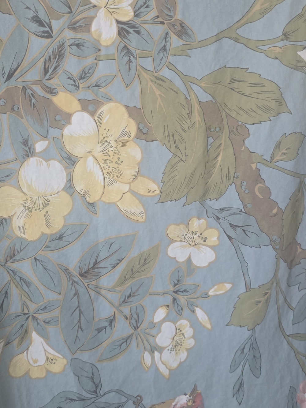 POTTERY BARN Ariane Blue Chinoserie Queen/Full Duvet - Picture 6 of 13